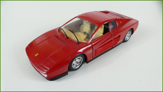 Model Auta Bburago 1:24 - Ferrari Testarossa (1984)