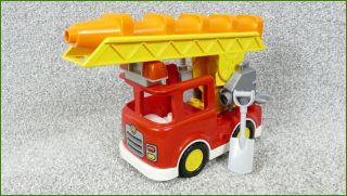 Lego® Duplo® Hasičské Auto se Žebříkem a Příslušenstvím