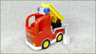 Lego® Duplo® Hasičské Auto se Žebříkem a Příslušenstvím