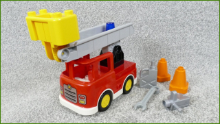 Lego® Duplo® Hasičské Auto se Žebříkem a Příslušenstvím