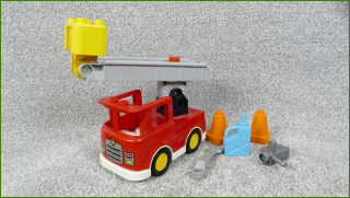 Lego® Duplo® Hasičské Auto se Žebříkem a Příslušenstvím
