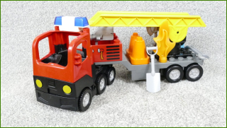 Lego® Duplo® Hasičské Auto se Žebříkem a Příslušenstvím