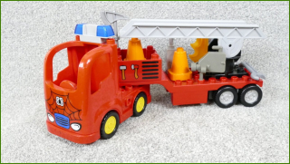 Lego® Duplo® Hasičské Auto se Žebříkem a Příslušenstvím