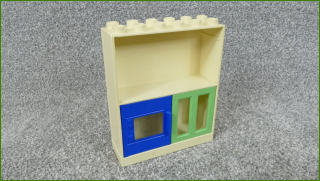 Lego Duplo stěna s dvířky