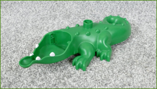 Lego Duplo krokodýl - bez hlavy