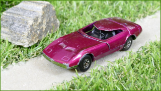 Autíčko Matchbox No.52 - Dodge Charger Mk III - bez předního skla