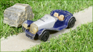 Autíčko Matchbox SS 100 Jaguar - horší stav