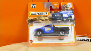 Matchbox Autíčko 2016 Ram Flatbed