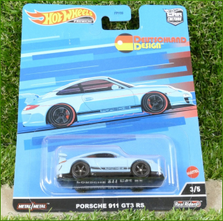 Angličák Model Autíčka Hot Wheels Porsche 911 GT3 RS (REAL RIDERS)