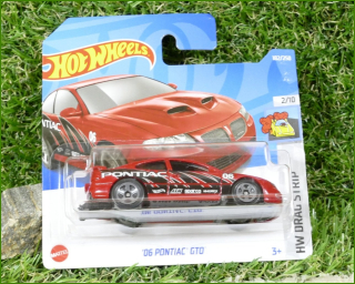 Angličák Model Autíčka Hot Wheels ´06 Pontiac GTO (HW DRAG STRIP)