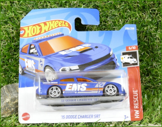 Angličák Model Autíčka Hot Wheels ´15 Dodge Charger SRT (HW RESCUE)