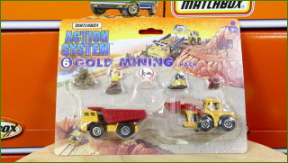 Matchbox Set Action System Gold Mining - Otevřený a Zalepený