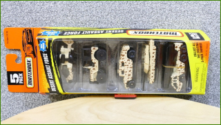Matchbox 5 Pack Set - Desert Assault Force