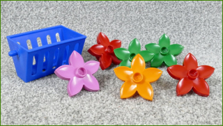 Lego Duplo krmelec a květiny