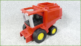 Lego Duplo kombajn - bez lyžiny, roury a zadních dvířek