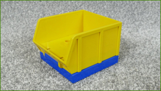 Lego® Duplo® Korba pro Nákladní a Jiná Auta (Žlutý-Modrá Základna)