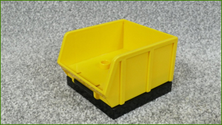 Lego® Duplo® Korba pro Nákladní a Jiná Auta (Žlutý-Černá Základna)