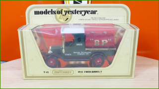 Matchbox Autíčko Models Of Yesteryear - Y-12 - 1912 Ford Model T - British Petroleum