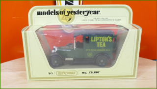 Matchbox Autíčko Models Of Yesteryear - Y-5 - 1927 Talbot - Lipton's Tea