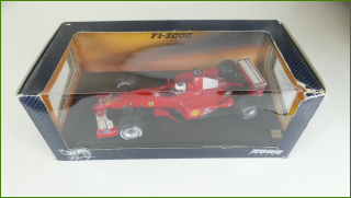 Model Formule Hot Wheels 1:18 - Ferrari F1 2000 - Rubens Barrichello s Krabicí