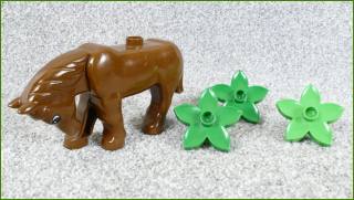 Lego Duplo koník - nedrží hlava nahoře