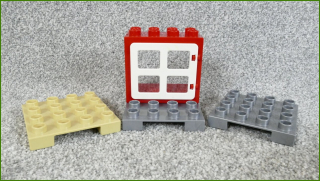Lego Duplo palety pro auta a okno