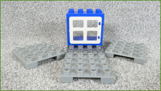 Lego Duplo palety pro auta a okno