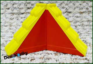Lego® Duplo® Střechy Vysoké Červeno-Žluté
