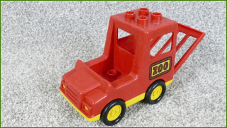 Lego Duplo zoo autíčko - škrábance