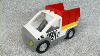 Lego Duplo safari auto s vyklápěcí korbou