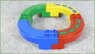 Lego Duplo kolejiště pro podvozky 2x4 malé