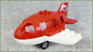 Lego Duplo letadlo - horší červený trup