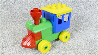 Lego Duplo mašinka s podvozkem