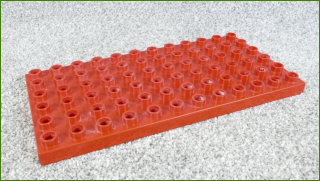 Lego Duplo podložka 6x12 - horší