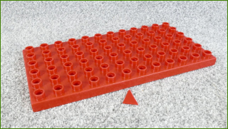 Lego Duplo podložka 6x12 - 1 prasklinka