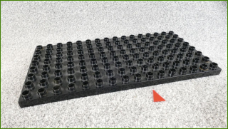 Lego Duplo podložka 8x16 - 1 prasklinka