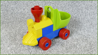 Lego Duplo mašinka s podvozkem
