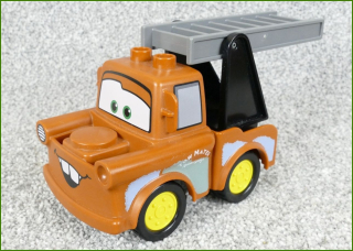 Lego® Duplo® Cars - Burák se Žebříkem - Žlutá Kola