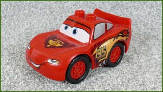 Lego® Duplo® Cars - Blesk McQueen - Piston Cup - Červené Disky