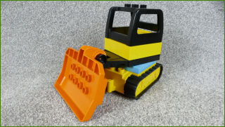 Lego® Duplo® Buldozer Žluto-Černý - Oranžová Radlice