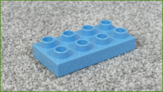 Lego® Duplo® Destička 2x4 Tyrkysová - Nová