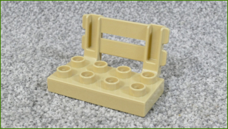 Lego® Duplo® Lavička Světle Béžová - Nová