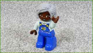 Lego® Duplo® Figurka Maminka se Šedými Vlasy - Nová