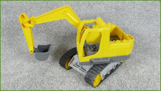 Lego Duplo bagr pásový - bez dvířek pro kryt motoru