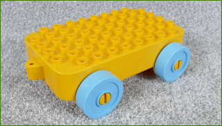 Lego Duplo vozík velký oranžový
