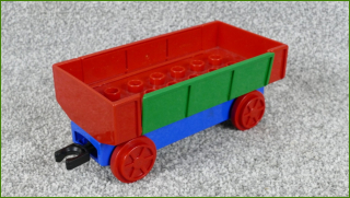Lego Duplo vagon s bočními korbami