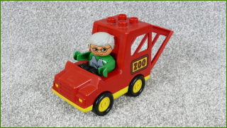 Lego Duplo zoo autíčko s vyklápěcími dvířky