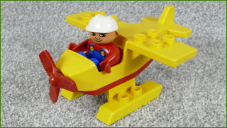 Lego Duplo letadlo s pilotem