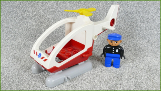Lego Duplo vrtulník s malou vrtulkou 