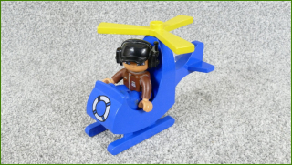 Lego Duplo vrtulník s pilotem